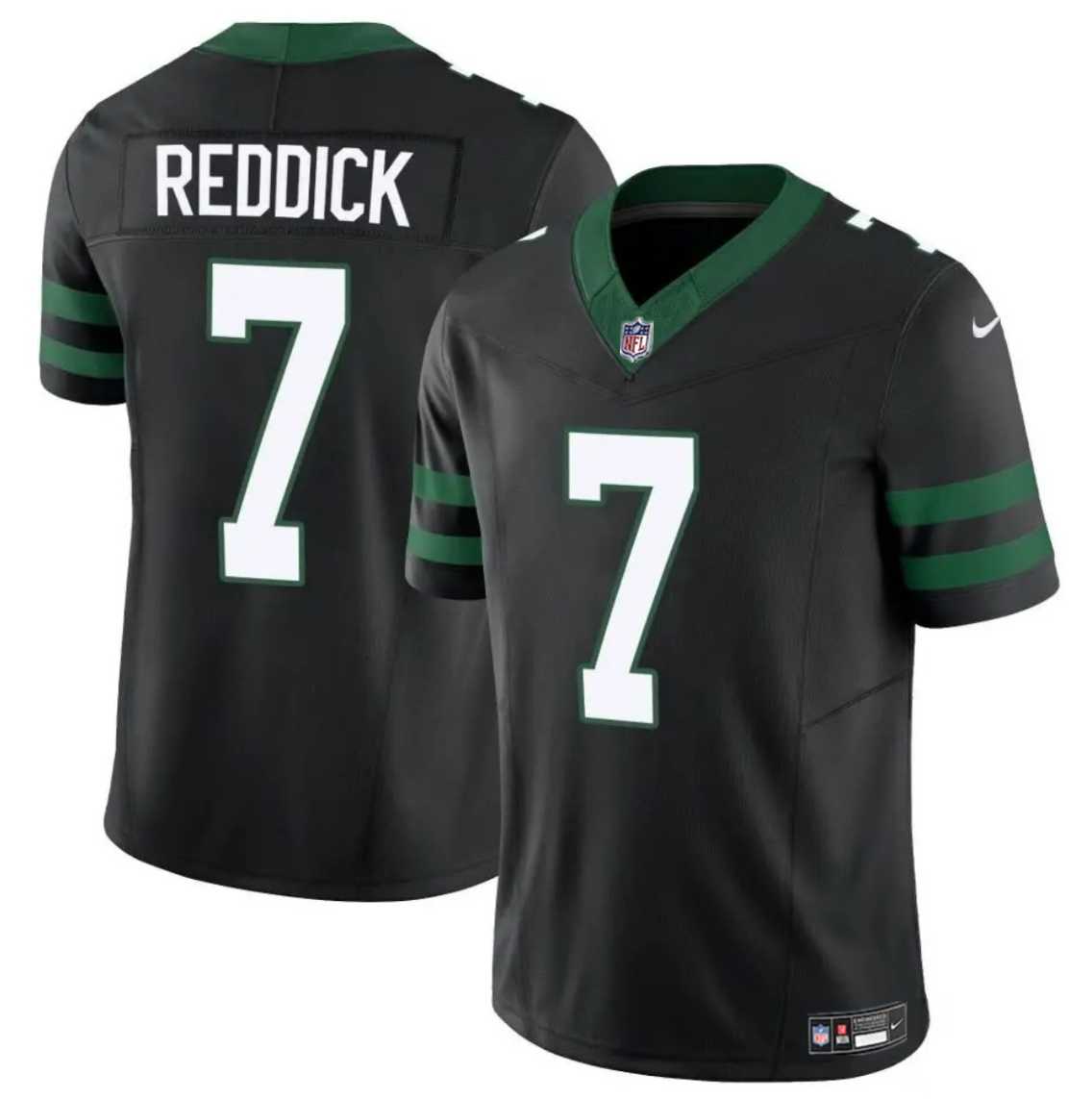 Men & Women & Youth New York Jets #7 Haason Reddick Black 2024 F.U.S.E Vapor Untouchable Limited Stitched Jersey